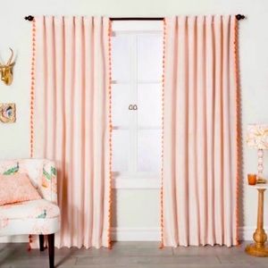 Opalhouse pink velvet curtains